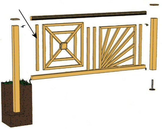 Balcon En Bois Kit : bois autoclave – Barreaux de cloture en pin – Palissade bois en kit Balcon En Bois Kit : bois autoclave – Barreaux de cloture en pin – Palissade bois en kit