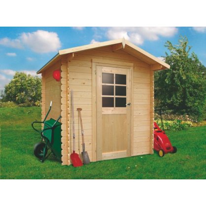 Abri jardin bois 19 mm ESSEN 198x198 cm - 3,92 m 