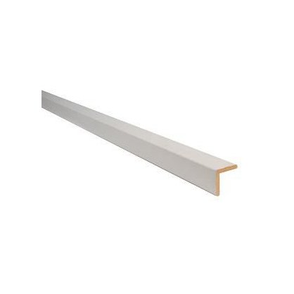 Baguette d'angle pin prépeint blanc 24x24 mm