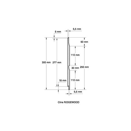 CANEXEL Ridgewood blanc dimensions