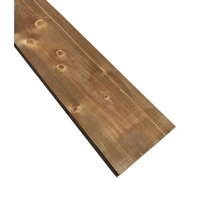 Bardage sapin rversible 2700x145x22 mm trait Classe 3 MARRON
