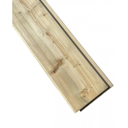 Bardage sapin rversible 2700x145x22 mm trait Classe 3 vert