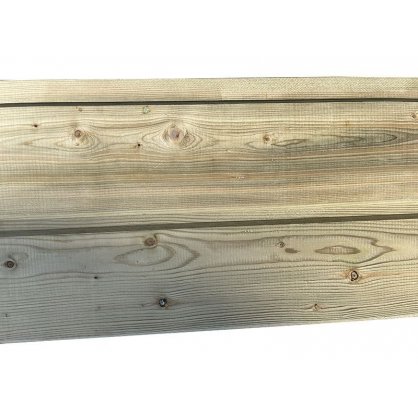 Bardage sapin 3000x145x22 mm trait Classe 3 vert