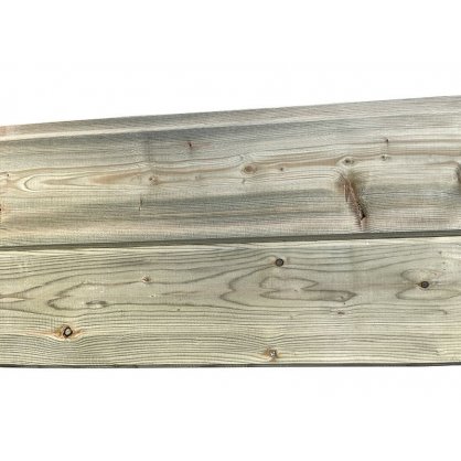 Bardage sapin rversible 3000x145x22 mm trait Classe 3 vert