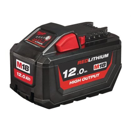 Batterie 18V 12 Ah Red Lithium High Output M18 HB12 | MILWAUKEE 4932464260