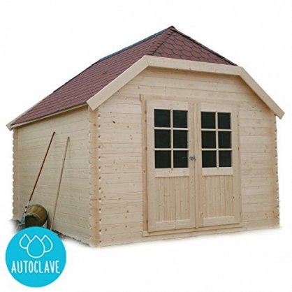 Chalet bois trait LIMERICK 298 x 388 cm 11,56m - S8505-1