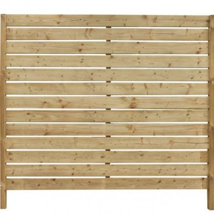 Clture bois persienne Hauteur 2,40m