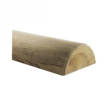 Demi-rondin en bois autoclave 10x250 cm