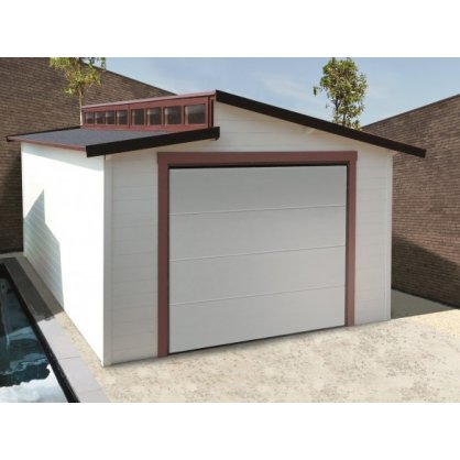 Garage 28 mm Torino 20,88 m² porte motorisée 570x360 cm