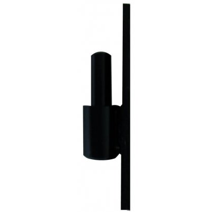 Gond de volet sur platine  14mm noir 