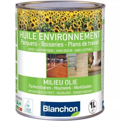 Huile parquet environnement bois naturel 1L BLANCHON