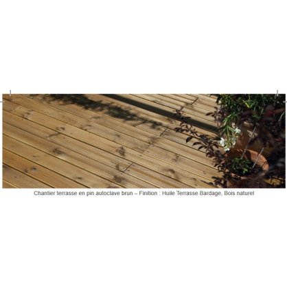 Terrasse avec huile Bois Naturel BLANCHON