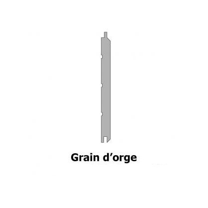 Lambris petit noeud grain d'orge 70x10 mm L. 2,00 m en pin