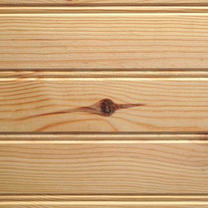 Lambris pin Slection Petit Noeud profil double mouchette 100x10 mm L. 2,00 m