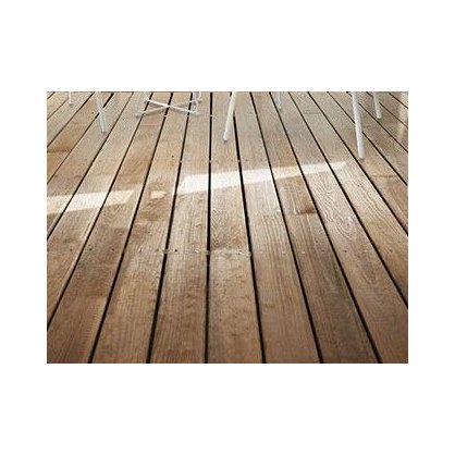 Lame terrasse PIN BRUN 145x22mm L.2,00 m Classe 4