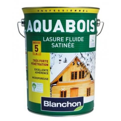 Lasure Aquabois Incolore 5L BLANCHON