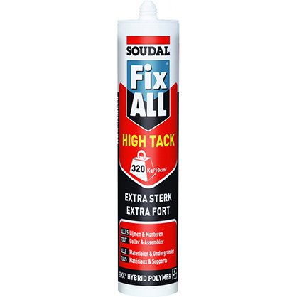 Mastic Fix All High Tack BLANC 290ml - 100268 - SOUDAL