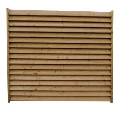 Panneau clôture bois persienne 200x195 cm