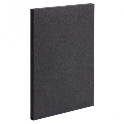 Panneau FIBRACOLOUR Noir 10 mm MDF teint dans la masse 285x210 cm