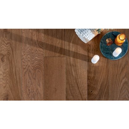  Parquet contrecoll chne vernis mat CUIR 1210x139x12 mm Unifit Intenso PANAGET