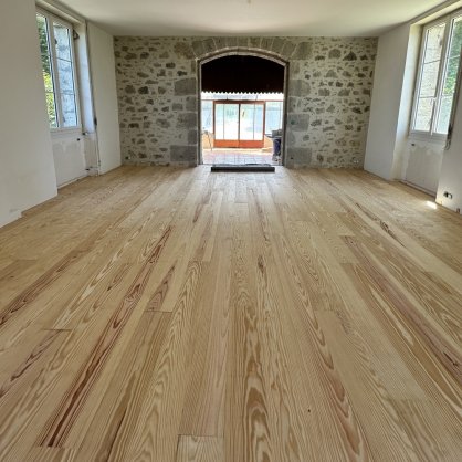 Parquet pin des Landes sans noeud 200x10 cm