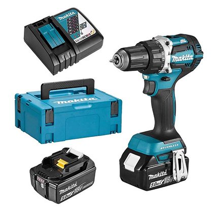 Perceuse visseuse DDF458RTJ 18 V Li-Ion 5 Ah  13 mm Makita