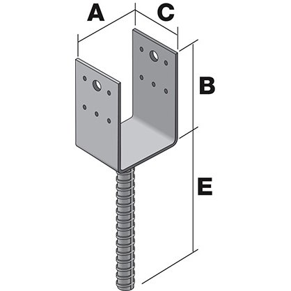 dimensions PPD100/70G Simpson