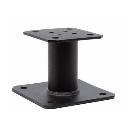 Pied de poteau fixe 100 mm noir Simpson