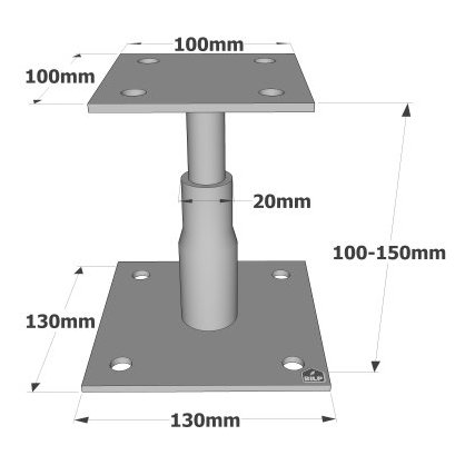 Dimensions APB100/150 Simpson