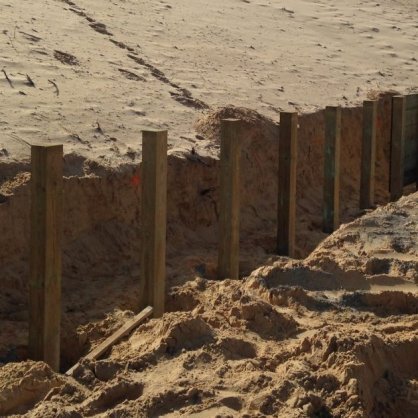Poteaux pour Mur de soutnement en pin Cl4