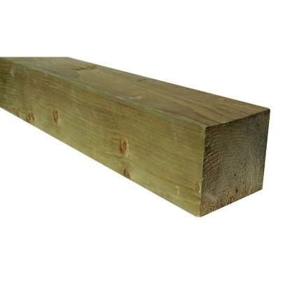 Poteau bois autoclave 7x7 cm L. 2,40 m pour clôture