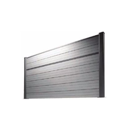 Profil d'encadrement alu 1800x25x20 mm pour clture composite Bali