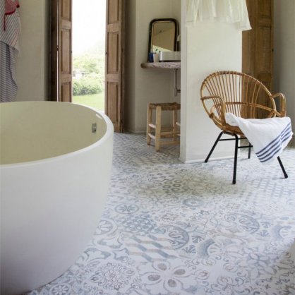 Stratifi Hydroplus OCEAN Retro Chic Blue Grey - Passage lev - Classe 32 - BerryAlloc | 62001090