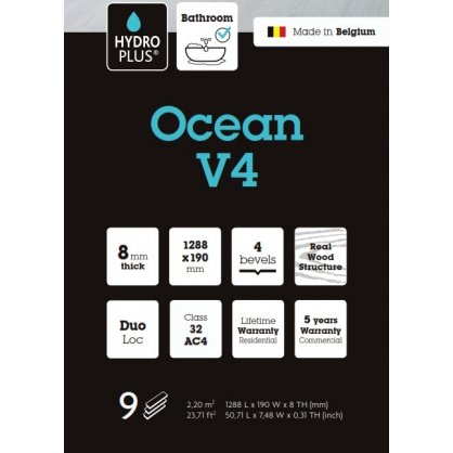 Stratifié Hydroplus OCEAN V4 Teck Brun 62001330