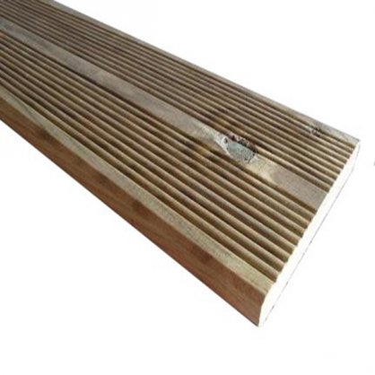 Terrasse bois strie TRADITION L.2,40 m 145x22 mm en pin Cl4