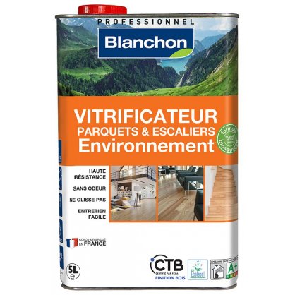 Vitrificateur parquet mat 5L environnement BLANCHON