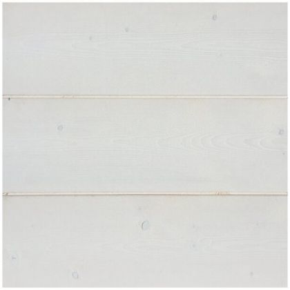 Lambris sapin brossé blanc Alpin Pure Essentiel 2650x135x13 mm