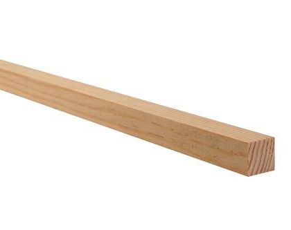 Carrelet en Pin des Landes Sans Noeud 15x15 mm Long. 2,00 m