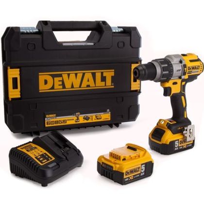 Perceuse visseuse percussion 18V 5Ah Li-Ion Couple 95 Nm + 2 batteries | Dewalt DCD996P2