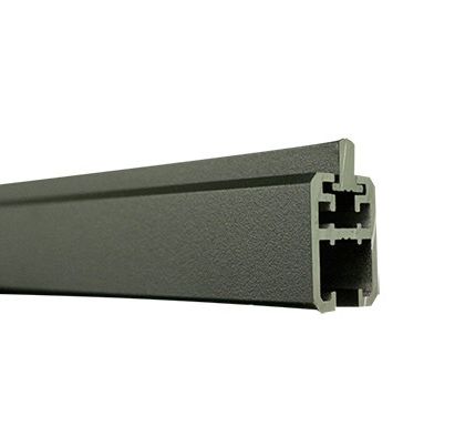 Profil d'encadrement alu 1,80 m pour clôture Bali Evoluclos - RAL 7016