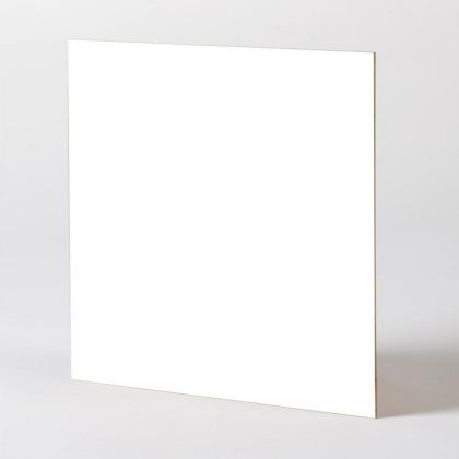 Panneau FIBRAPRINT Blanc milieu sec 3 mm 244x122 cm prépeint sur 1 face