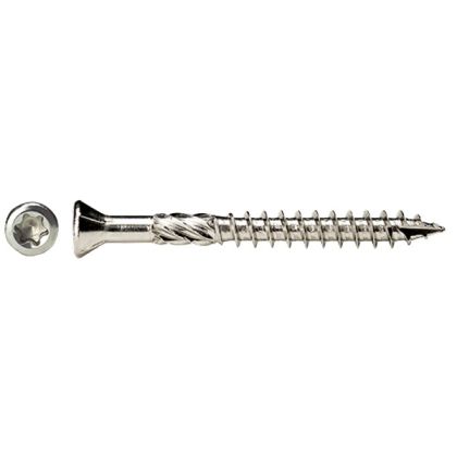 Vis terrasse petite tête fraisée A2 inox Ø5x60 mm + Embout Tx25 - Bte 200 vis