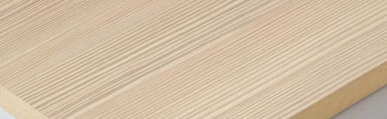 anneau mélaminé effet chêne pour décoration murale