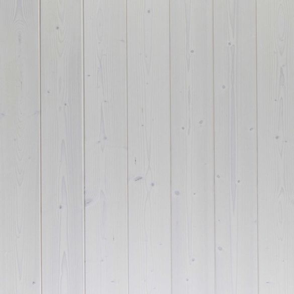 Lambris sapin brossé Pure Home - Blanc Alpin - 2500 x 135 x 13 mm