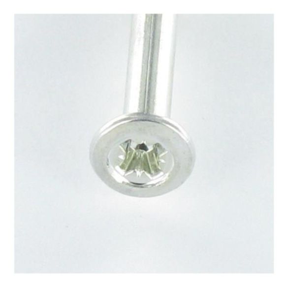 100 Chevilles à frapper Ø8 x 60 mm - Nylon tête fraisée - Clou en acier zingué