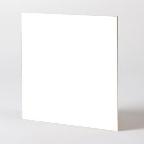 Panneau FIBRAPRINT Blanc milieu sec 3 mm 244x122 cm prépeint sur 1 face