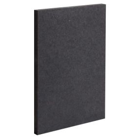 Panneau FIBRACOLOUR Noir 19 mm MDF teinté dans la masse 285x210 cm