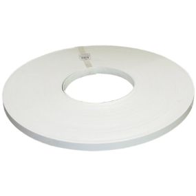 Bande de chant PVC blanc givré pour panneau bois Ép. 2mm - 25ml x 23mm