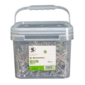 Vis terrasse A2 inox Ø 5x60 mm Petite tête + Embout Torx 25 - Seau de 1000
