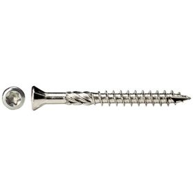 Vis terrasse petite tête fraisée A2 inox Ø5x70 mm + Embout Tx25 - Bte 200 vis